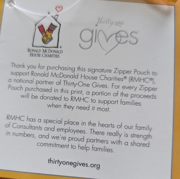 Zipper Pouch - limited edition Ronald MCD - Red Wave - Picture 6 of 6